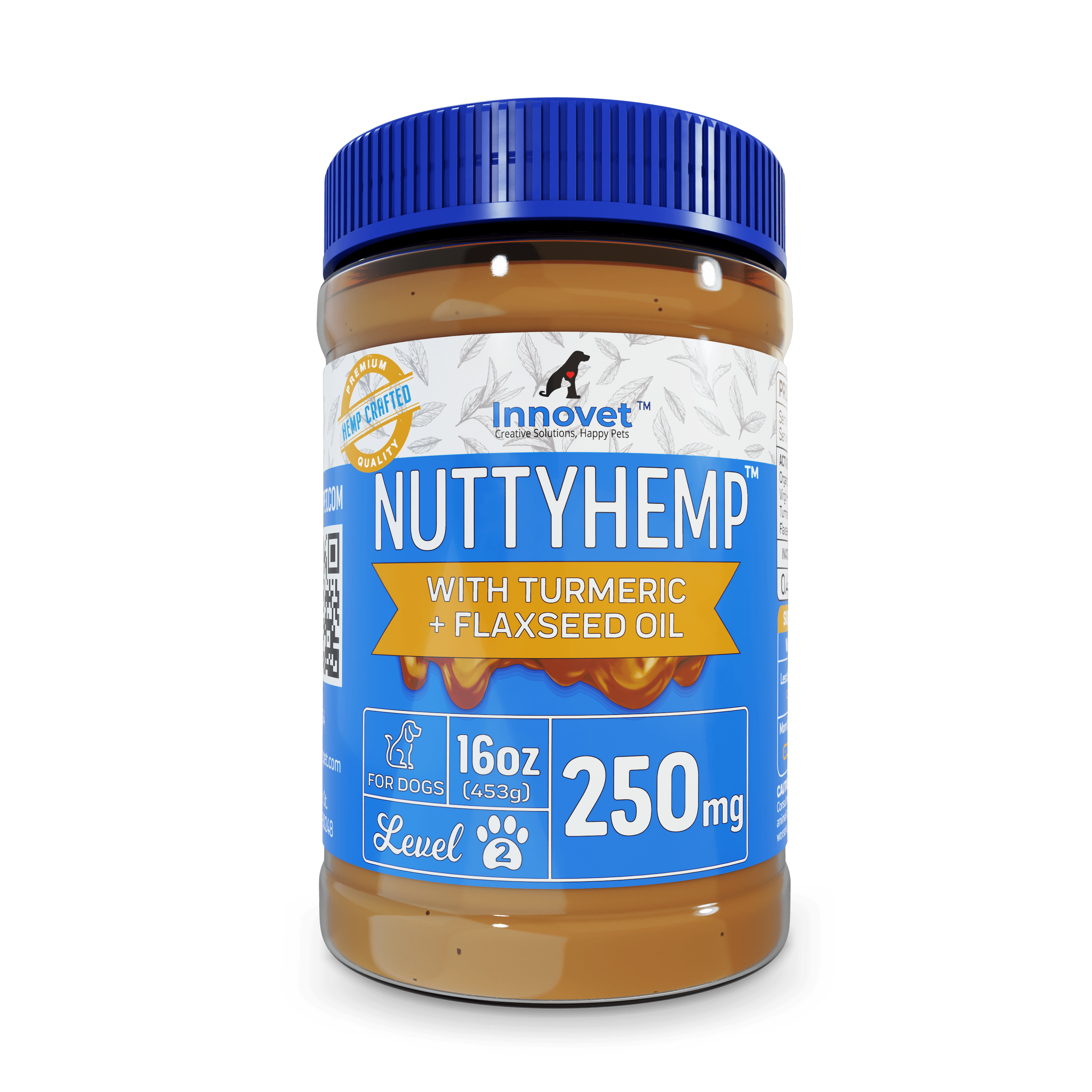 Nutty Hemp CBD Peanut Butter for Dogs Innovet Pet