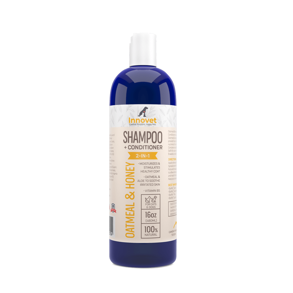 All Natural Oatmeal & Honey Shampoo + Conditioner for Dogs - | Innovet Pet