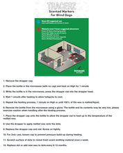 Load image into Gallery viewer, Tracerz® Scent Markers for Blind Dogs
