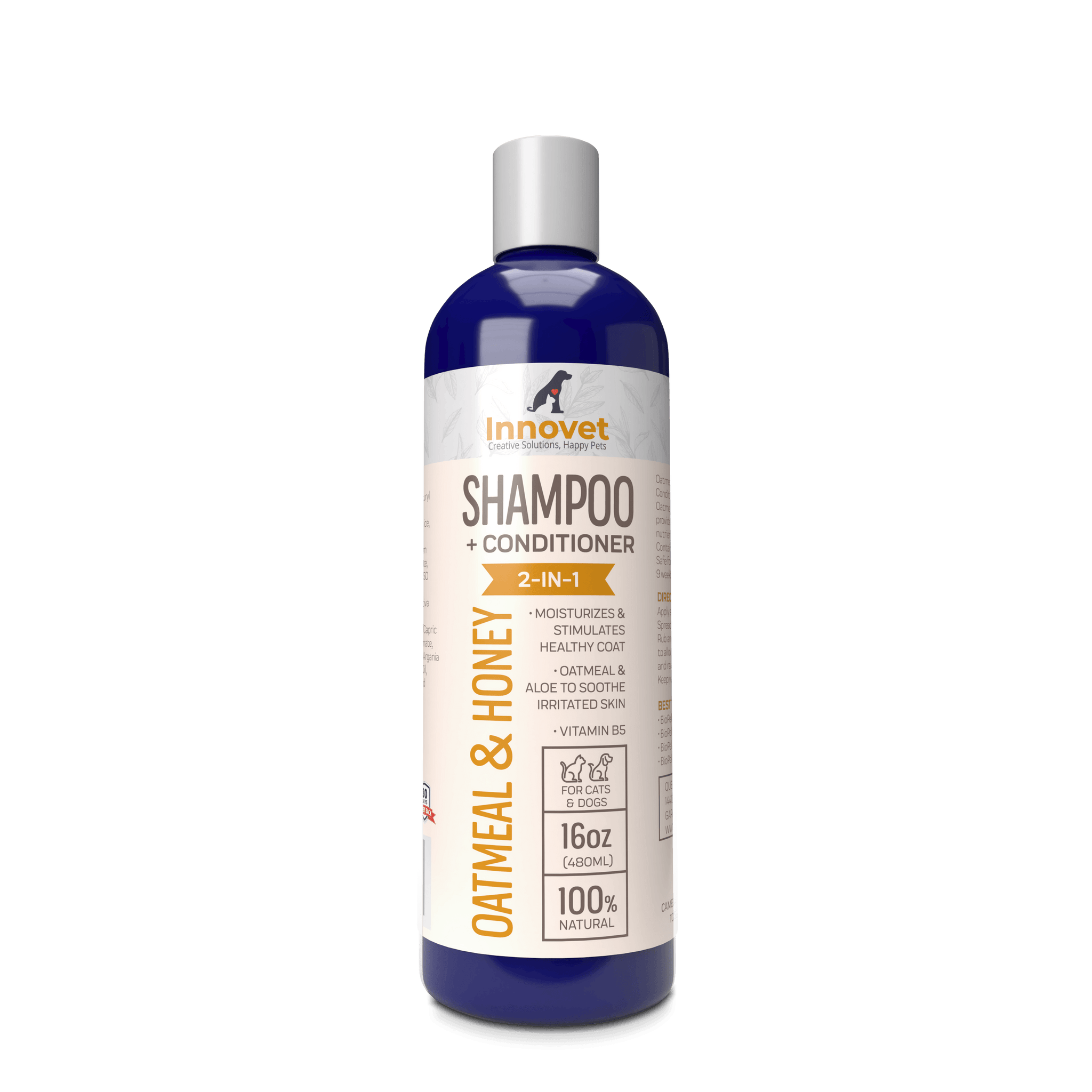 All Natural Oatmeal Honey Shampoo Conditioner for Dogs