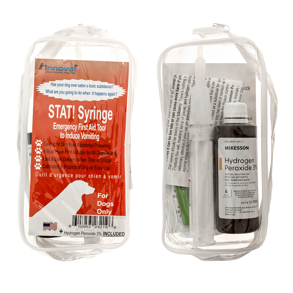 STAT!Syringe® to Induce Vomiting in Dogs in an Emergency! - | Innovet Pet